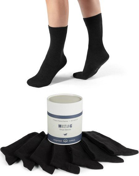 MUSTANG Socken casual (7er Pack) mit weichen Zehennähten