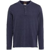 camel active Henleyshirt mit Logostickerei