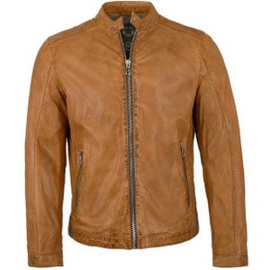 Milestone Lederjacke MSLacona Milestone - Herren Lederjacke Lammnappa camel