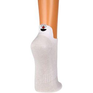 Wowerat Sneakersocken 3 Paar Unisex Sneakers Socken "Fersen-Stick" lustige Smileys