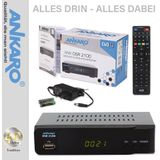 Ankaro Ankaro DSR 2100 digitaler Full HD 1080p Satelliten Receiver schwarz Satellitenreceiver
