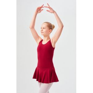 tanzmuster Bodykleid Ballett Trikot Nora mit Röckchen Ballettkleid für Mädchen aus wunderbar weichem Baumwollmaterial