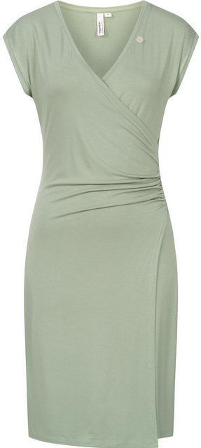 Ragwear Etuikleid Crupi figurbetontes Sommerkleid mit Raffung an der Taille