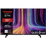 Telefunken QU55TO750S QLED-Fernseher (139 cm/55 Zoll, 4K Ultra HD, Smart TV powered by TiVo, 4K UHD QLED, HDR Dolby Vision, Triple-Tuner, 6 Monate HD)