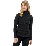 Jack Wolfskin Fleecejacke TASMAN DOWN HYBRID W wärmende Hybrid-Kapuzenjacke für jeden Trail
