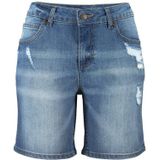 Buffalo Jeansbermudas mit Destroyed-Effekten, Shorts zum Krempeln, kurze Hose