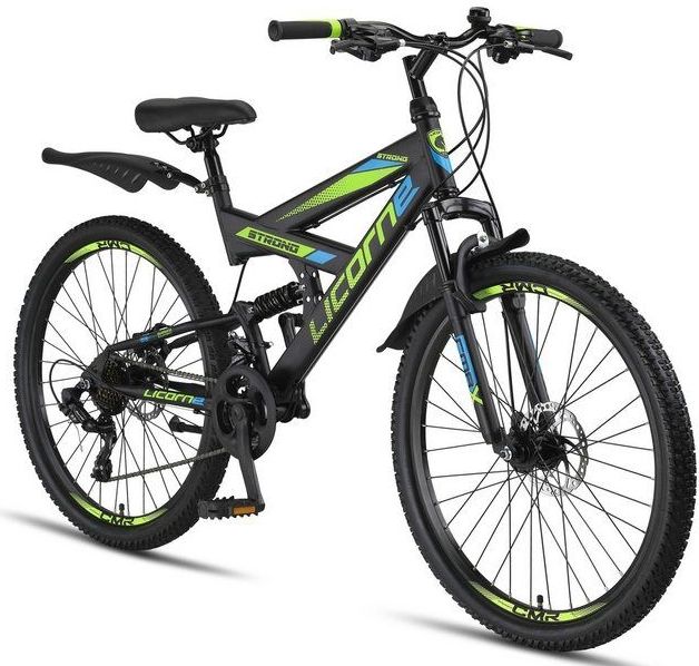 Licorne Bike Mountainbike Licorne Bike Strong 2D Premium Mountainbike in 26, 27,5 und 29 Zoll