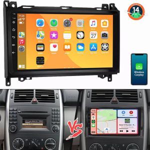 ESSGOO Android 14 Für Mercedes-Benz A/B Klasse/Vito W169 W639 W245 W906 Autoradio (Digitalradio (DAB), SWC, RDS, FM, BT)
