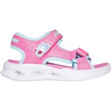 Skechers SOLA GLOW SANDAL Sandale, Klettschuh, mit Glitzer, Blinkfunktion, Größenschablone zum Download