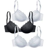 petite fleur Push-up-BH (Packung, 3 Stück) mit Bügel im attraktiven Multipack, Dessous