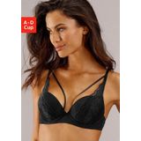 s.Oliver Push-up-BH Alice mit Spitze und Bänder-Optik, Dessous