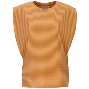 RICHROYAL Rundhalsshirt Gestreiftes Lurex-Oberteil