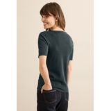 Cecil T-Shirt Style Lena mit klassischem Rundhalsausschnitt