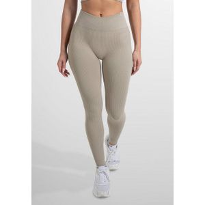 Smilodox Leggings Amaze Ripp, Blickdichte Sporthose aus Rippstoff Yoga & Fitness High Waist Push Up Booty Ripped Fitnesshose Freizeit Gym Pilates