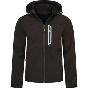 Style-Division Softshelljacke SDALTAI Herren Übergangsjacke mit Kapuze Outdoor-Jacke Funktionsjacke