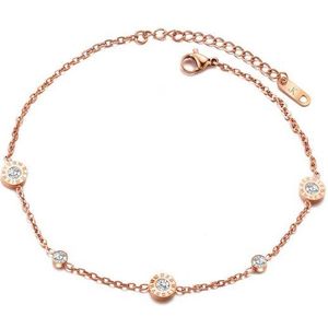 Kim Johanson Armband Timeless (1-tlg), mit Zirkonia aus Edelstahl