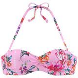 Sunseeker Bügel-Bandeau-Bikini-Top Modern, mit Blumenprint