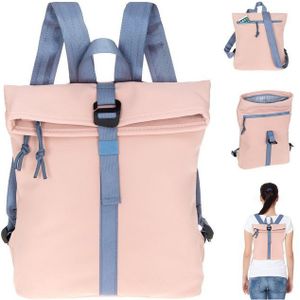NEW REBELS Freizeitrucksack Damen klein Rucksack Handtasche Tasche, Reise Freizeit Bag wasserabweisend aus Plane + bagboom Etui