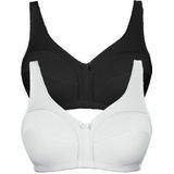 Viania Soft-BH 2er Pack Baumwoll Soft BH Basic (Spar-Set, 2-tlg) -