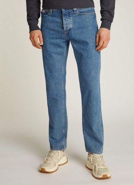 Calvin Klein Jeans Straight-Jeans STANDARD STRAIGHT Coinpocket, Logostickerei
