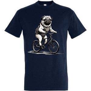 Youth Designz Print-Shirt Mops Fahrrad Herren T-Shirt mit lustigen Logo