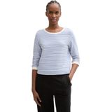 TOM TAILOR Denim Sweatshirt mit gestreifter Optik
