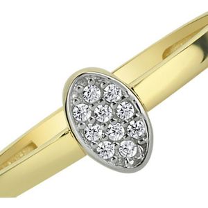 Balia Goldring Balia Damen Ring Gelbgold 8Karat Gr.58 (Fingerring), Damen Ring 58 (18,5) Oval gold, 333 Gelbgold - 8 Karat