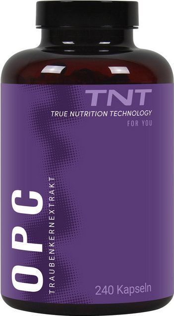 TNT (True Nutrition Technology) TNT OPC (Traubenkernextrakt mit 95% OPC-Anteil) Kapseln, 240,00 St., 177 g