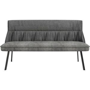 byLIVING Polsterbank California (1-St), 180 cm Bank, Webstoff und Vintage Samt mit gemütlicher Nosaqfederung