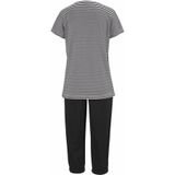 H.I.S Capri-Pyjama (2 tlg) mit geringeltem T-Shirt und legerer Hose