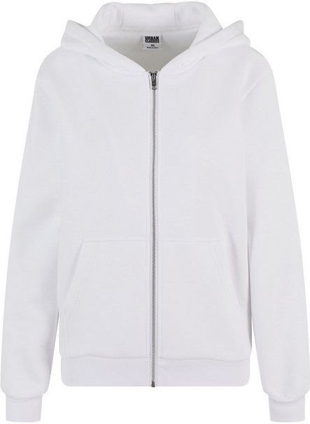 URBAN CLASSICS Cardigan Urban Classics Ladies Fluffy Zip Cardigan (1-tlg)