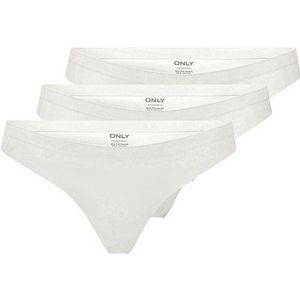 ONLY Slip String Slips Nahtlos 3-er Pack Taillen Tangas Unterhöschen ONLTRACY (3-St) ONLTRACY 3-PACK SEAMLESS THONG