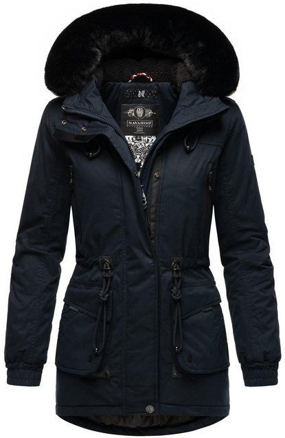 Marikoo Wintermantel Olessaa Sportlicher Baumwoll-Parka für den Winter