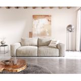 DELIFE Big-Sofa Lanzo, XL Cord Beige 270x130 cm