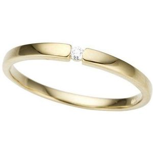 Firetti Spannring Schmuck Geschenk Gold 333 Damenring Verlobungsring Goldring Solitär, mit Brillant