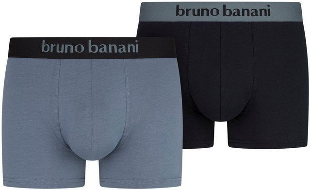 Bruno Banani Boxer (2er Pack) mit kontrastreichem Logobund