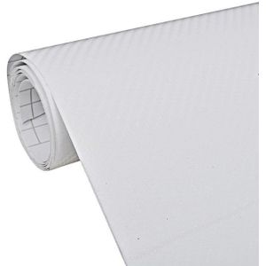vidaXL Aufkleber Autofolie 3D Weiß 100x150 cm, (1tlg)