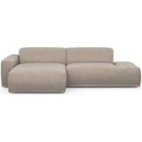 TRENDMANUFAKTUR Ecksofa Braga, mit hochwertigem Kaltschaum, L-Form, in Cord erhältlich, 2 Teile, modernes Sofa, Couch mit hohem Sitzkomfort, 275/72/160 cm (B/H/T)
