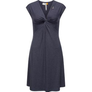 Ragwear Jerseykleid Comfrey Solid stylisches Sommerkleid mit tiefem V-Ausschnitt