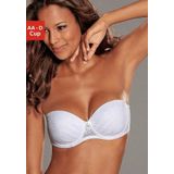 LASCANA Push-up-BH Chelina mit abnehmbaren, normalen und transparenten Trägern, Dessous