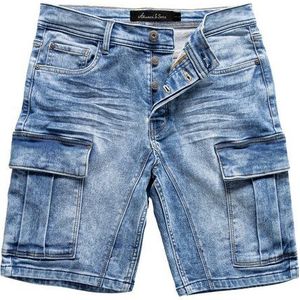 Amaci&Sons Cargoshorts BEXLEY Cargoshorts Herren Bermuda Jeans Short Hose Regular Fit