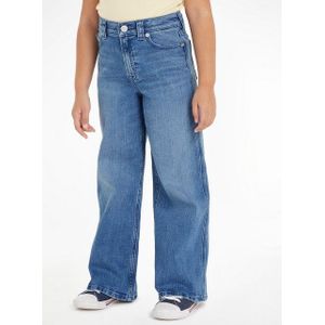 Tommy Hilfiger Straight-Jeans MABEL VINTAGE STRAIGHT DENIM Kinder bis 16 Jahre mit Logostickerei