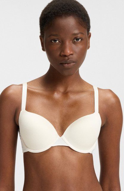 BOSS Bügel-BH UNDERWIRE BRA CI mit BOSS Schriftzug auf den Trägern