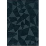 FLAIR RUGS Wollteppich Shard, rechteckig, Höhe: 10 mm, Hoch-Tief Effekt, Handgearbeitet