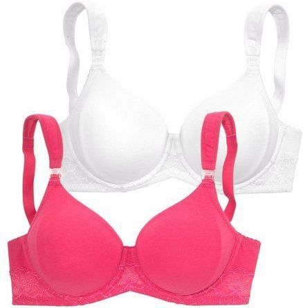 petite fleur Still-BH (Packung, 2 Stück) mit Bügel und breiten Komfortträgern