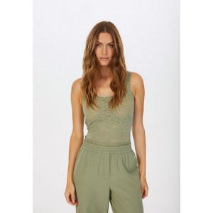 MARC AUREL Shirttop aus elastischer Spitze