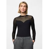 pieces Langarmbody PCMILLY LS MESH BODYSTOCKING NOOS
