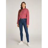 Tommy Hilfiger Skinny-fit-Jeans COMO Skinny Regular Waist mit Logo-Badge, in Knöchellänge