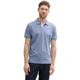 TOM TAILOR Poloshirt mit farblich hervorgehobener Knopfleiste