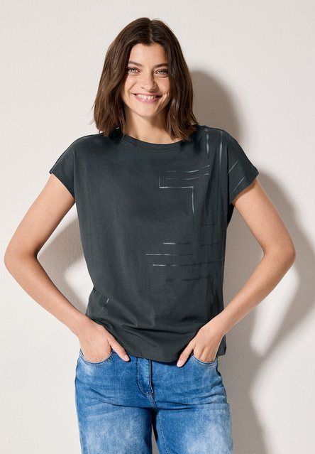 CECIL T-Shirt mit Folien Print